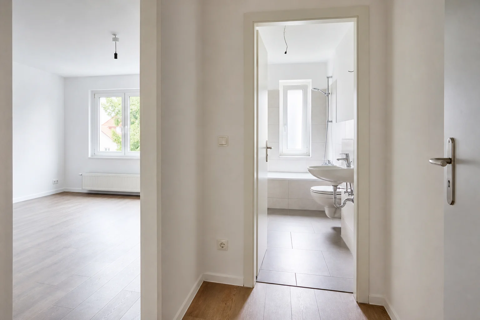 Renovierte Mietwohnung mit modernisiertem Bad für Vermieter
