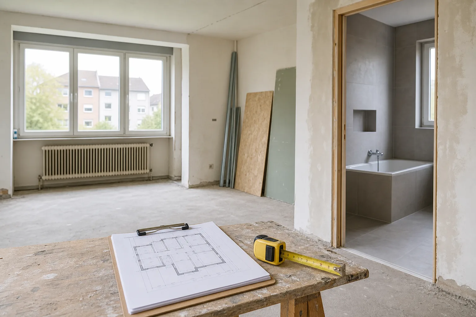 Sanierungspartner für Firmen und Hausverwaltungen bei Wohnungssanierung und Badsanierung